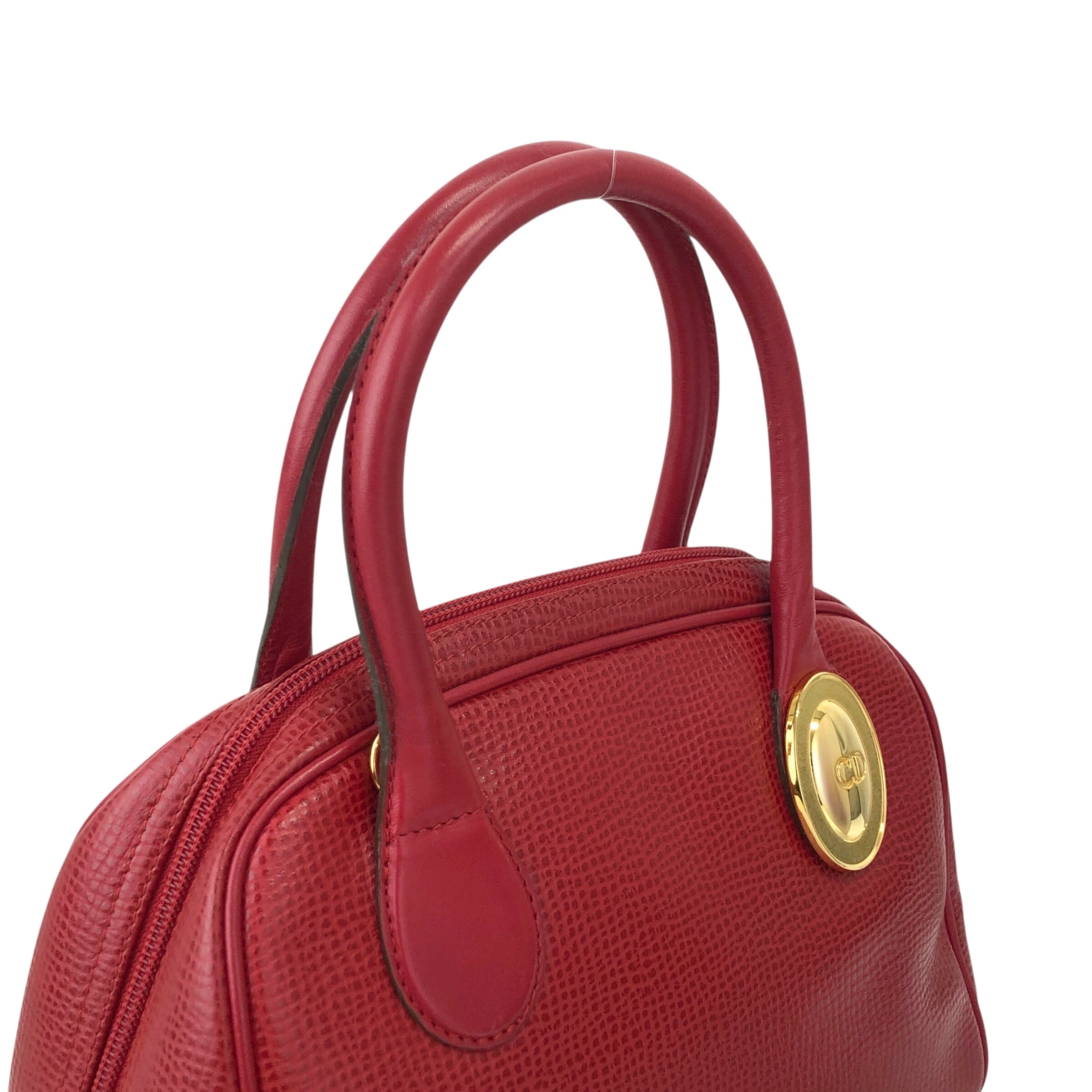 Christian Dior クリスチャン ディオール ハンドバッグ 2way レッド