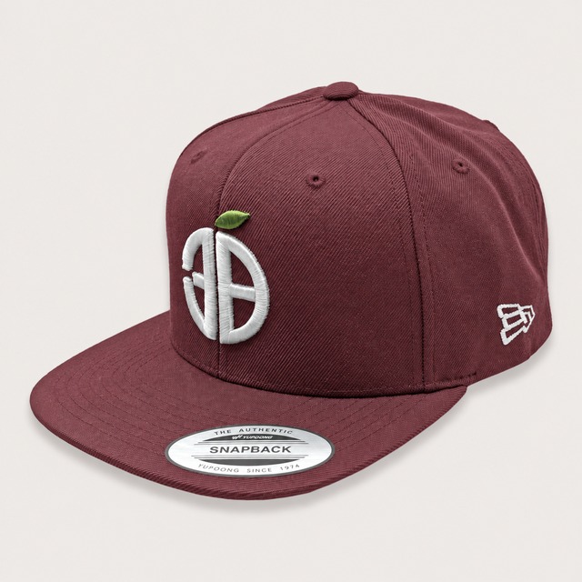 SANPACHI REGION SNAPBACK CAP BURGANDY