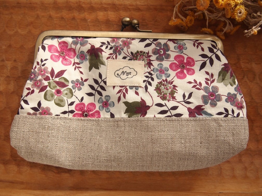 電磁波防護がまぐちポーチ【Edarham×Capel】