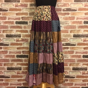 Patchwork Colorful Skirt