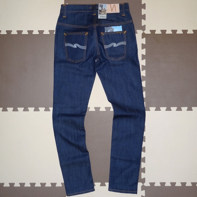Nudie Jeans ヌーディージーンズ THIN FINN / DRY ECRU EMBO | NEIMD OUTLET STORE
