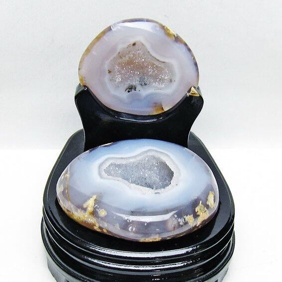 トレジャーメノウ アゲート ジオード 台座付属 一点物 175-1557