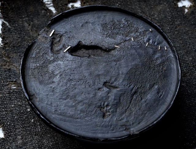 阿源】漆・高台 【AYuan】 Lacquer 荒かっ Plate or Dish