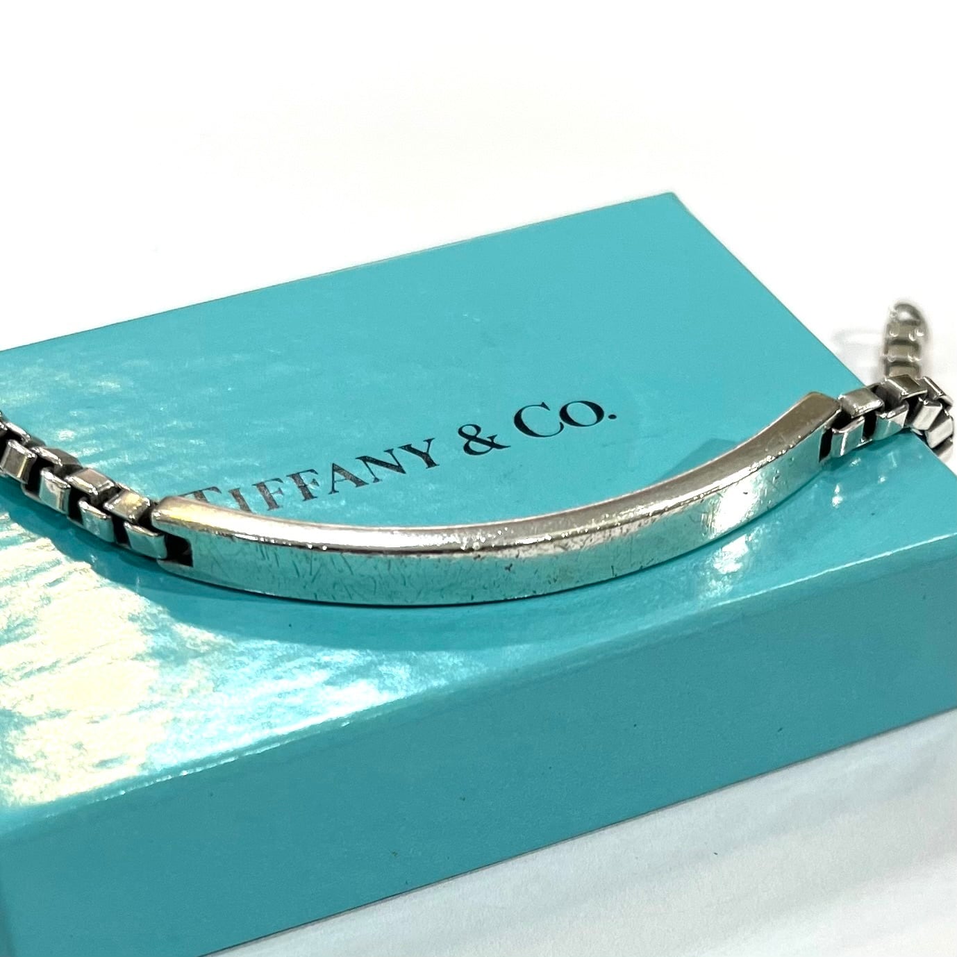TIFFANY&CO.】2675 ティファニー ID ベネチアンチェーン ブレスレット