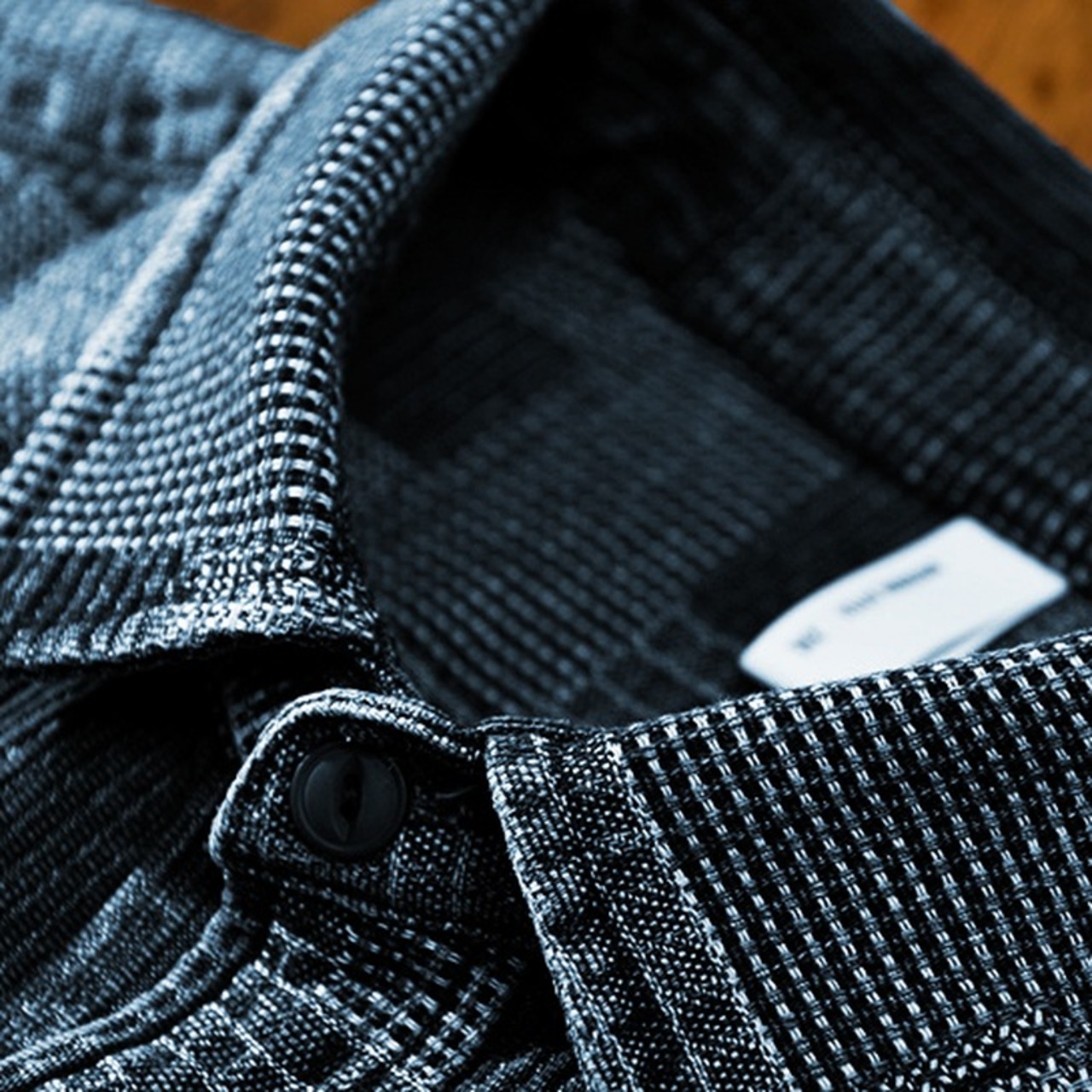 Patchwork Pattern Button-Down Long Sleeve ◇H0276