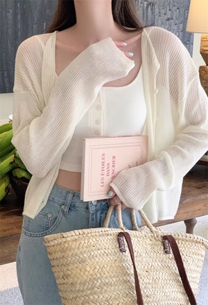 カーディガン 薄手 長袖 レディース 2色 フリーサイズ ニットカーディガン 春夏秋 ゆったり 羽織り 紫外線対策 24zm747