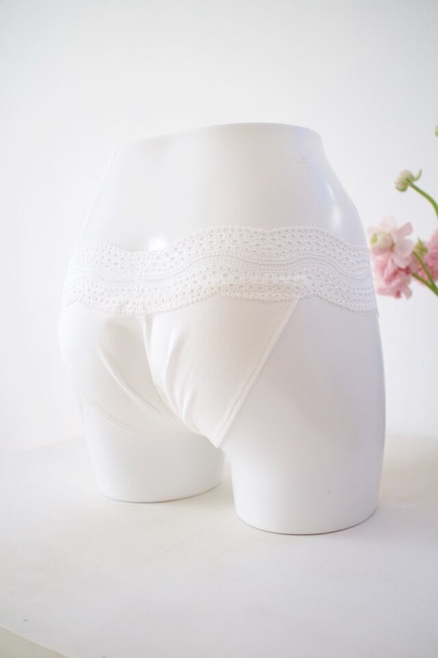 Punties* ローライズタイプ <ホワイト> ドットウェーブ