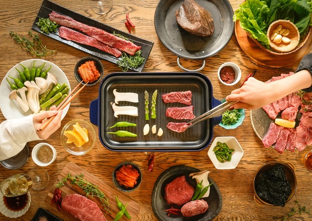 【お手軽BBQ】 焼肉屋の人気部位を一度に楽しめるお得なBBQセット（３〜４人前）