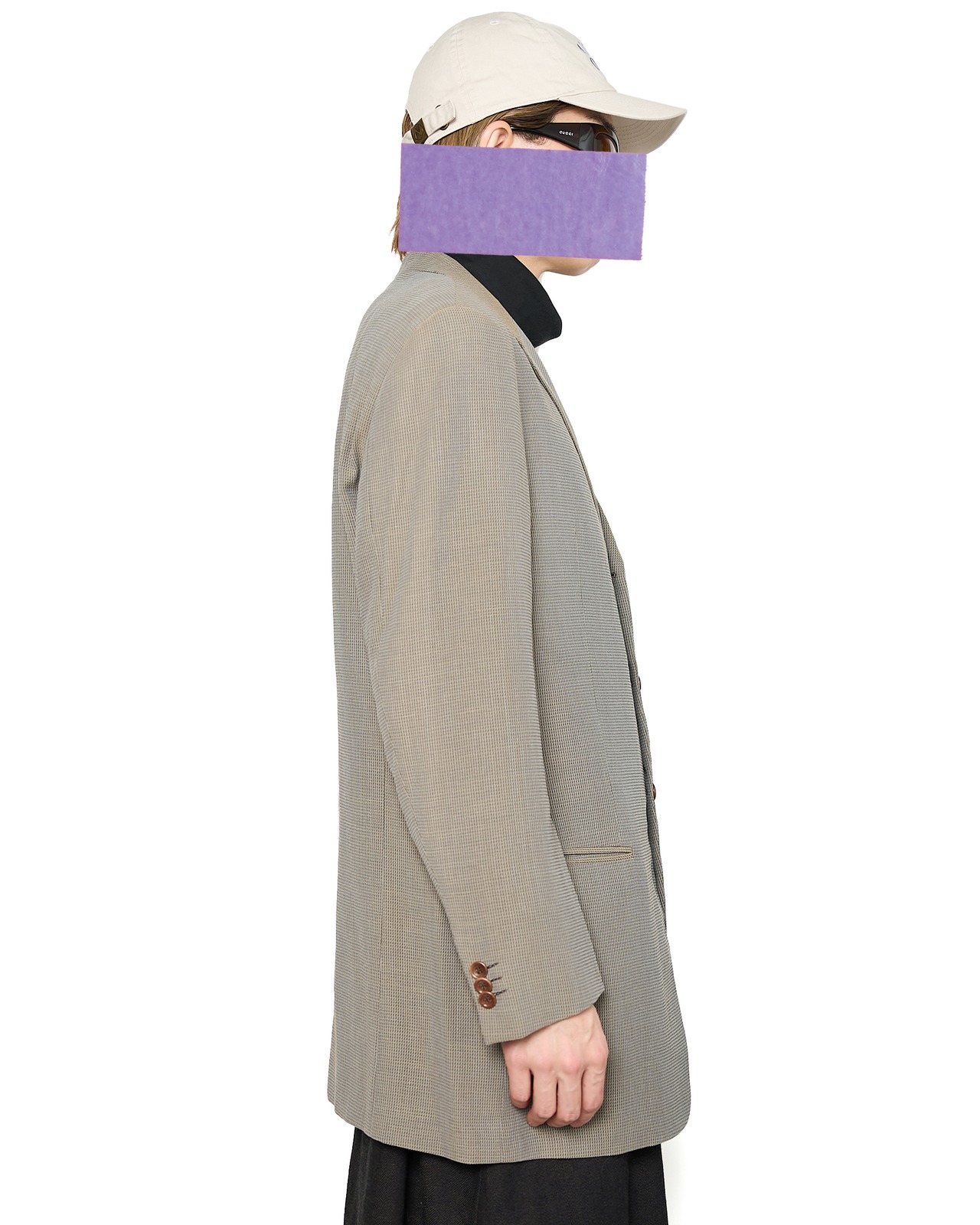 ARMANI COLLEZIONI "00s S3B Dobby Weave Jacket"