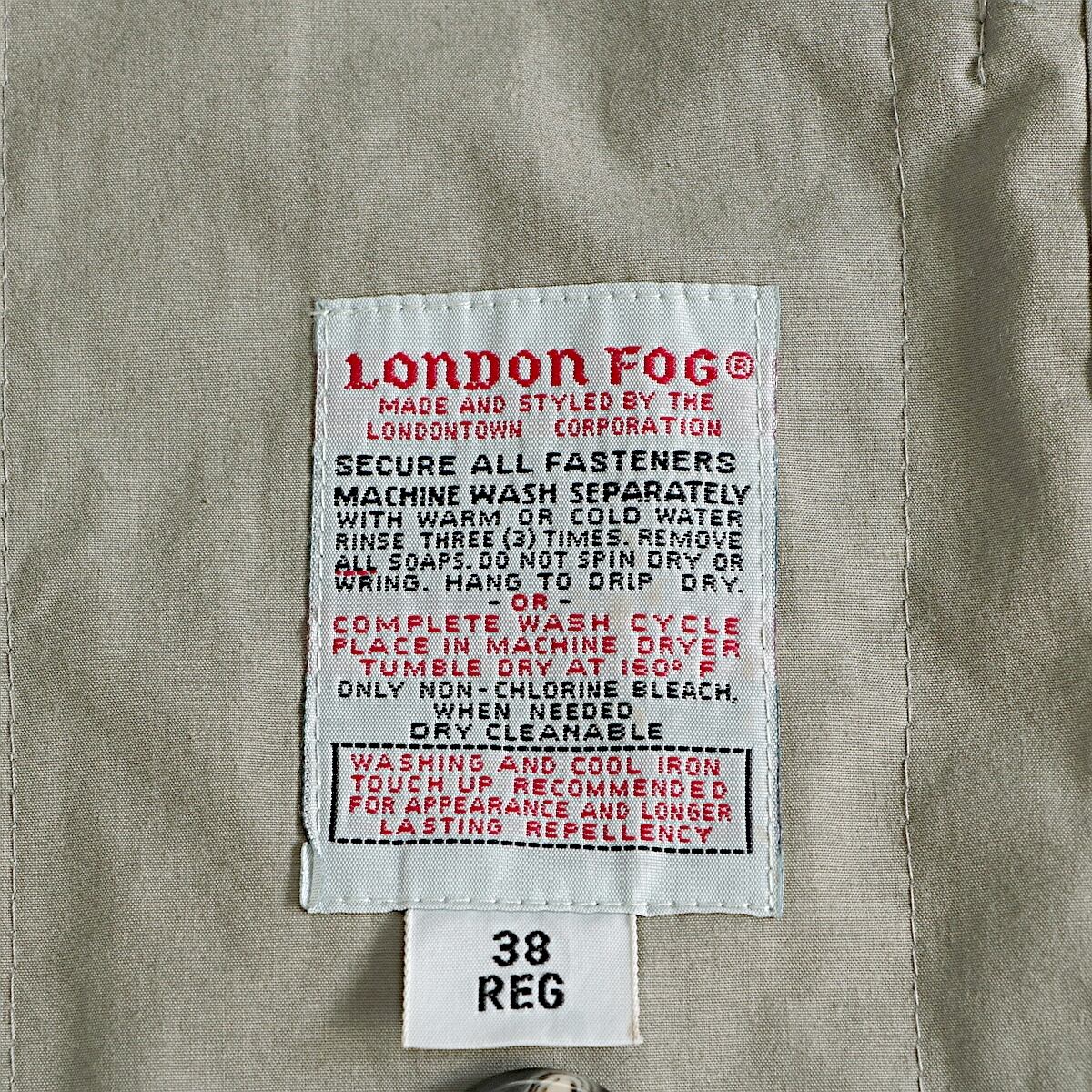 LONDON FOG ロンドンフォグ オーバーサイズ ダブルブレスト トレンチ