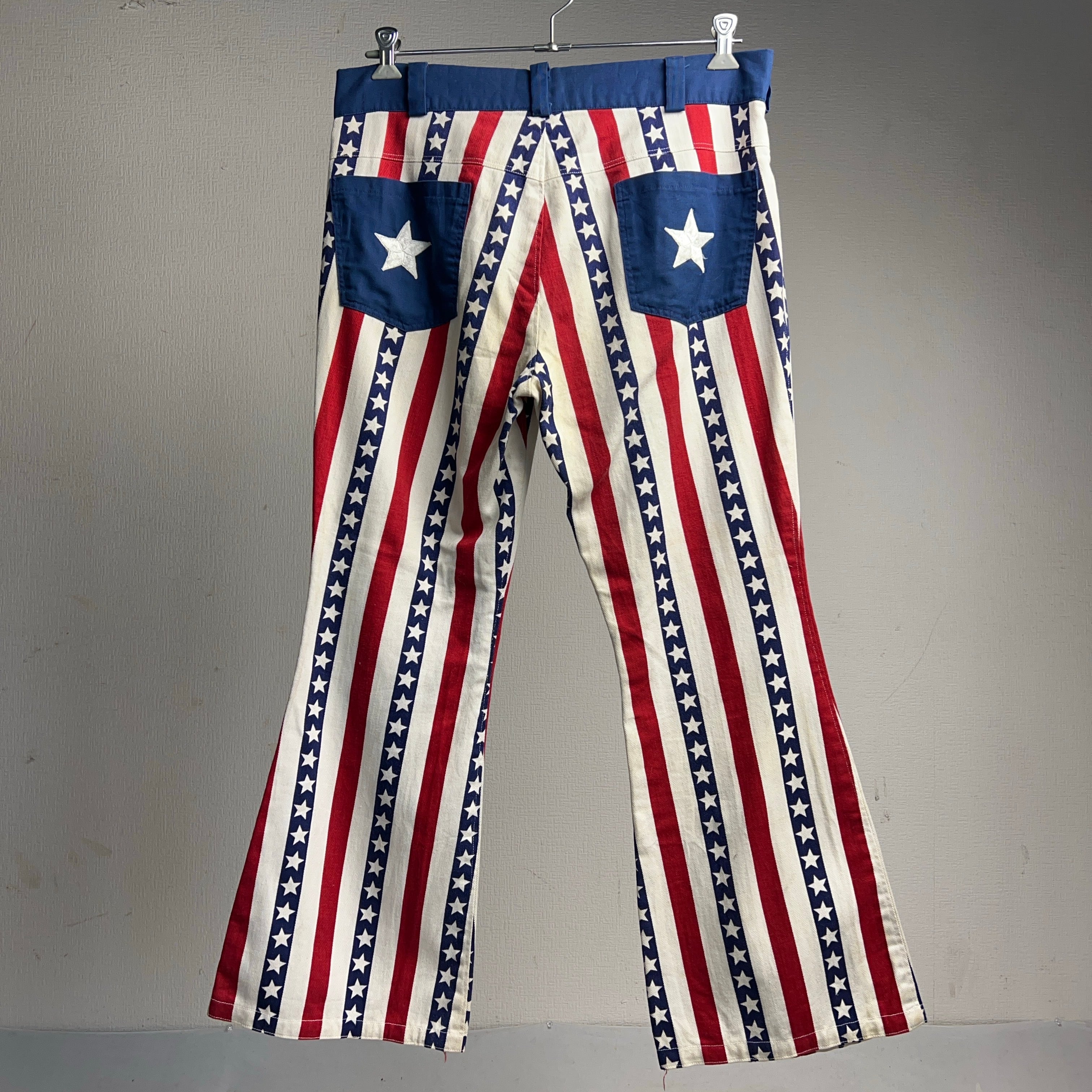 70's HAND MADE FLARE PANTS 
