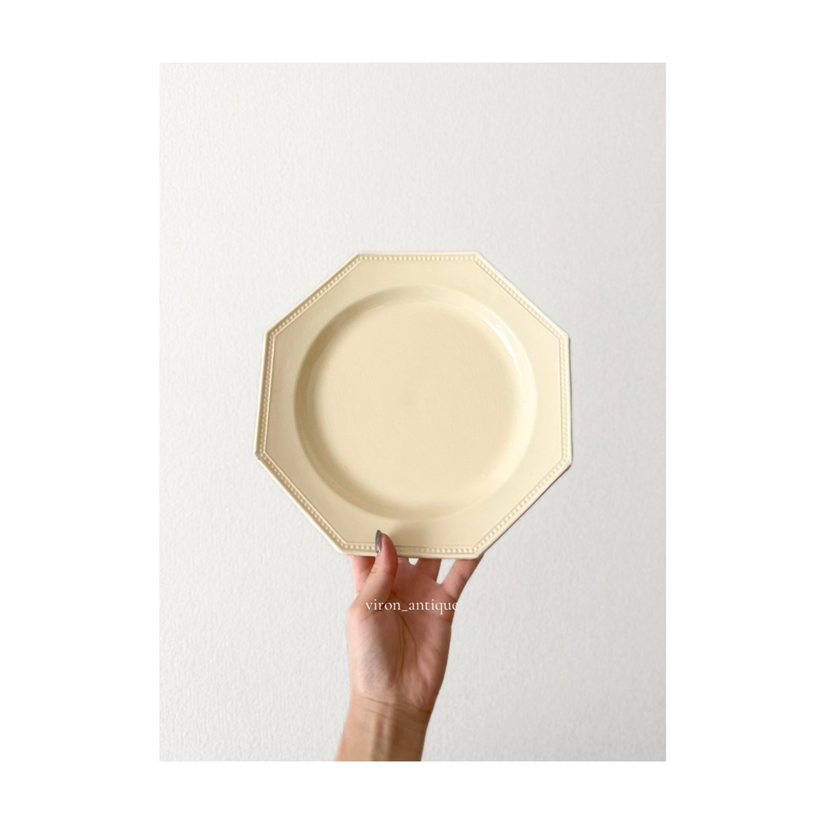 クレイユエモントロー オクトゴナル 平皿 プレート クレイユエモントロー オクトゴナル 深皿 アンティーク 050097