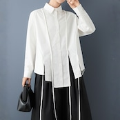 アシメ ディテール シャツ 00271