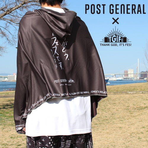 POST GENERAL×TGIF! コラボ クイックドライフーディタオル