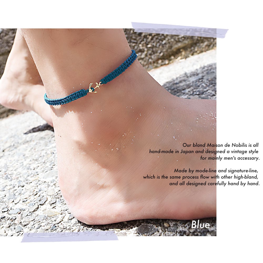 Maison de Nobilis ブラウンブレスレット Maison de Nobilis ブラウンブレスレット つけっぱなし可能！】K18Gold