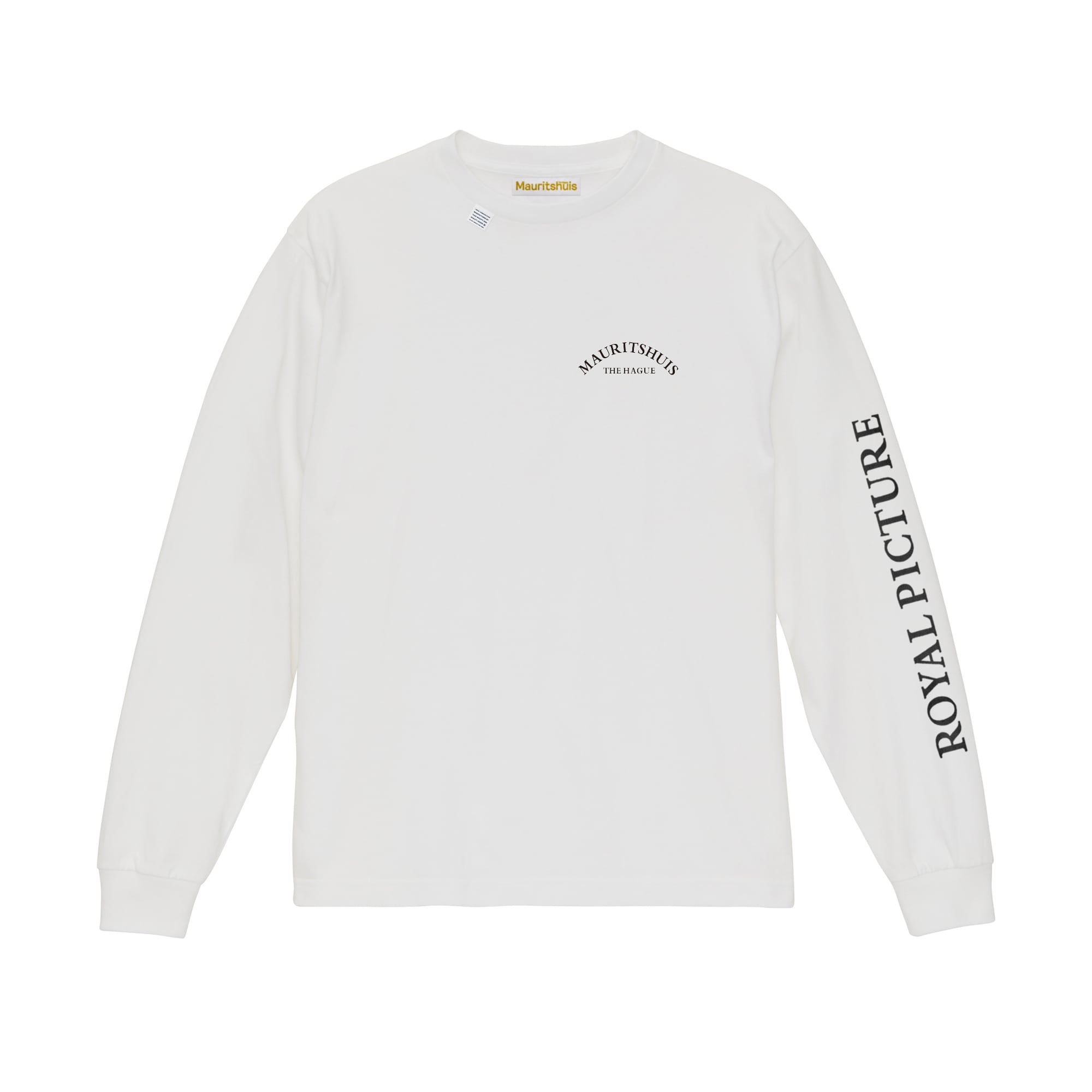 SKETCH “GIRL WITH A PEARL EARRING” PRINT L/S TEE (MTT09) / WHITE