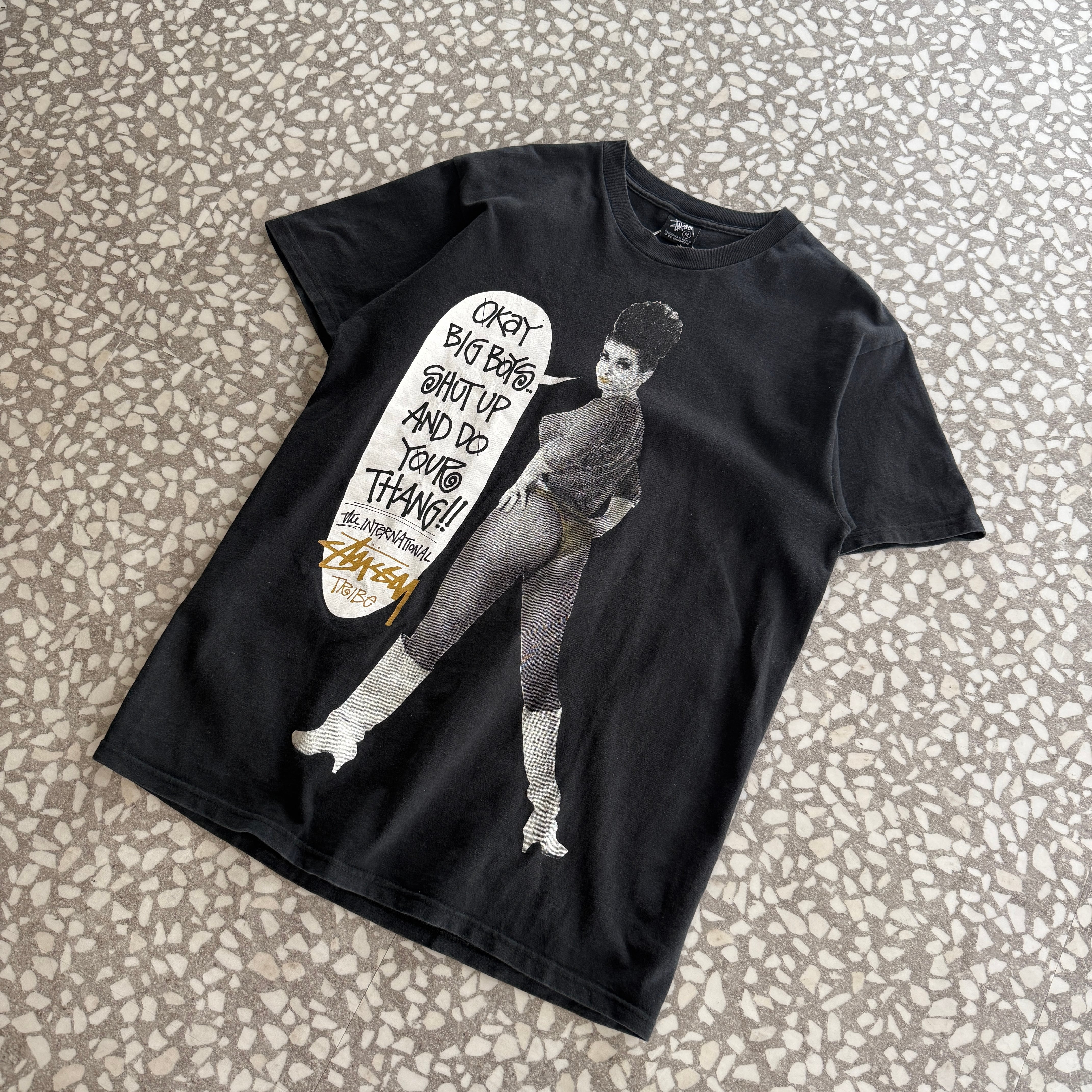 STUSSY / 00's big boy print T-shirt sizeM | 古着屋COBBLES (コーブレス)