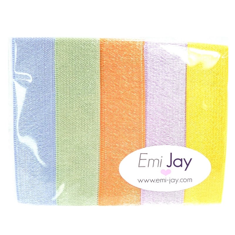EmiJay HairTies Solidcolor SORBET 　エミージェイ ヘアータイズ　ソリッドカラー シャーベット