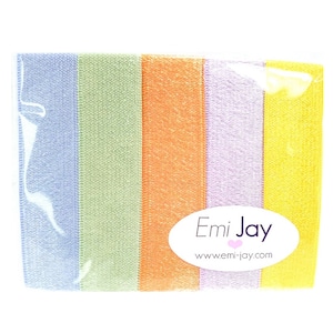 EmiJay HairTies Solidcolor SORBET 　エミージェイ ヘアータイズ　ソリッドカラー シャーベット