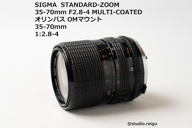 SIGMA  STANDARD-ZOOM 35-70mm F2.8-4 MULTI-COATED【2103I8】