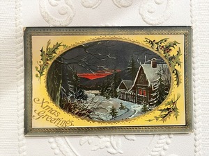 【GPG006】【Christmas】antique card /display goods