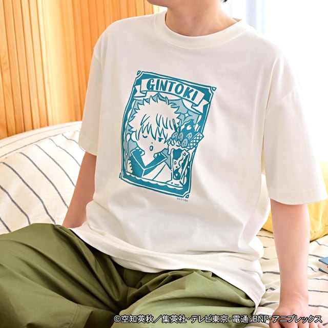 銀魂 ビィズニィズ クルーネックTシャツ 坂田銀時 | あるじゃんマーケット
