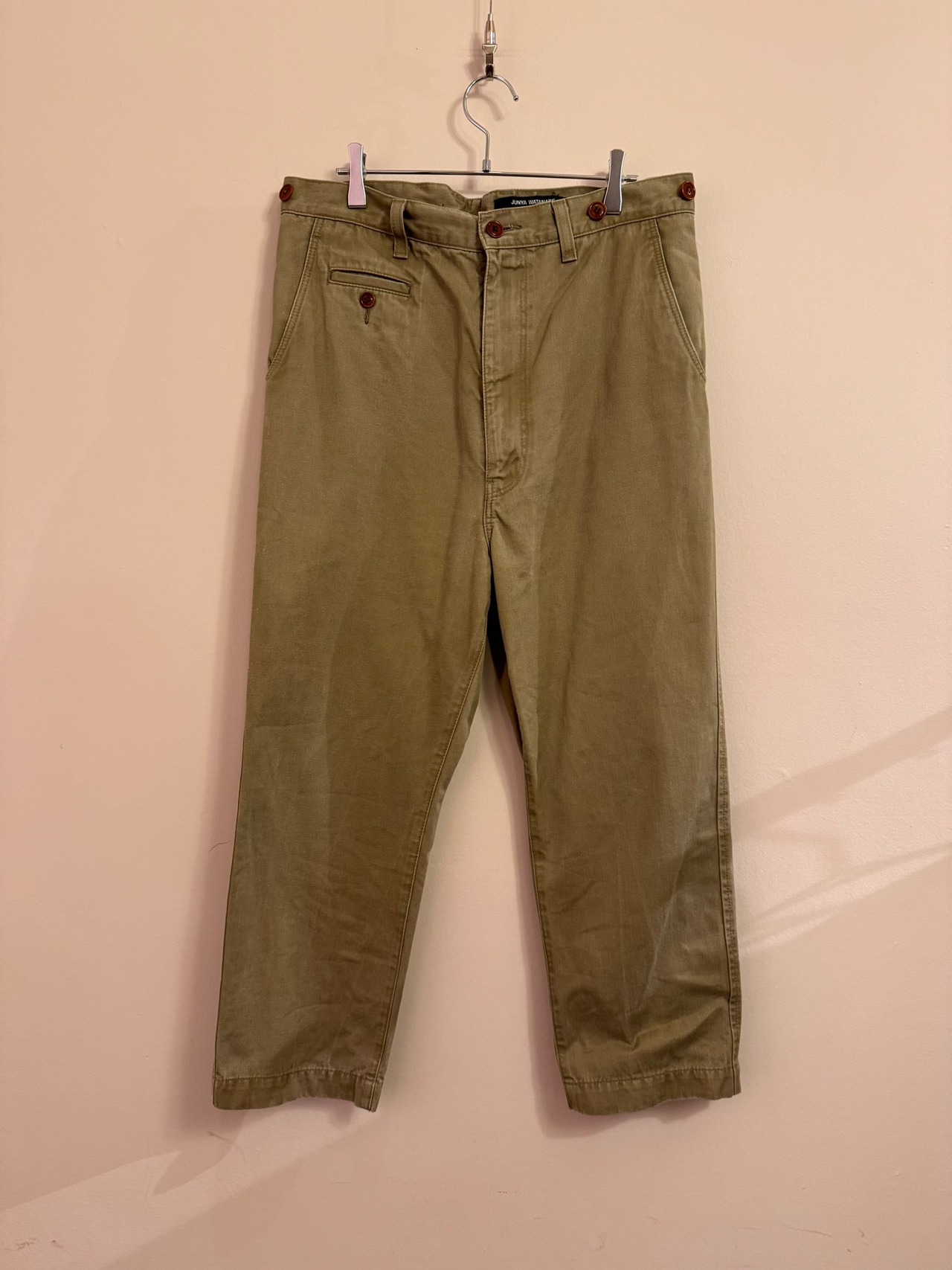 【ご予約】JUNYA WATANABE カーキチノパンツ