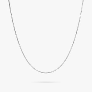 thin venetian necklace (silver)　#n73