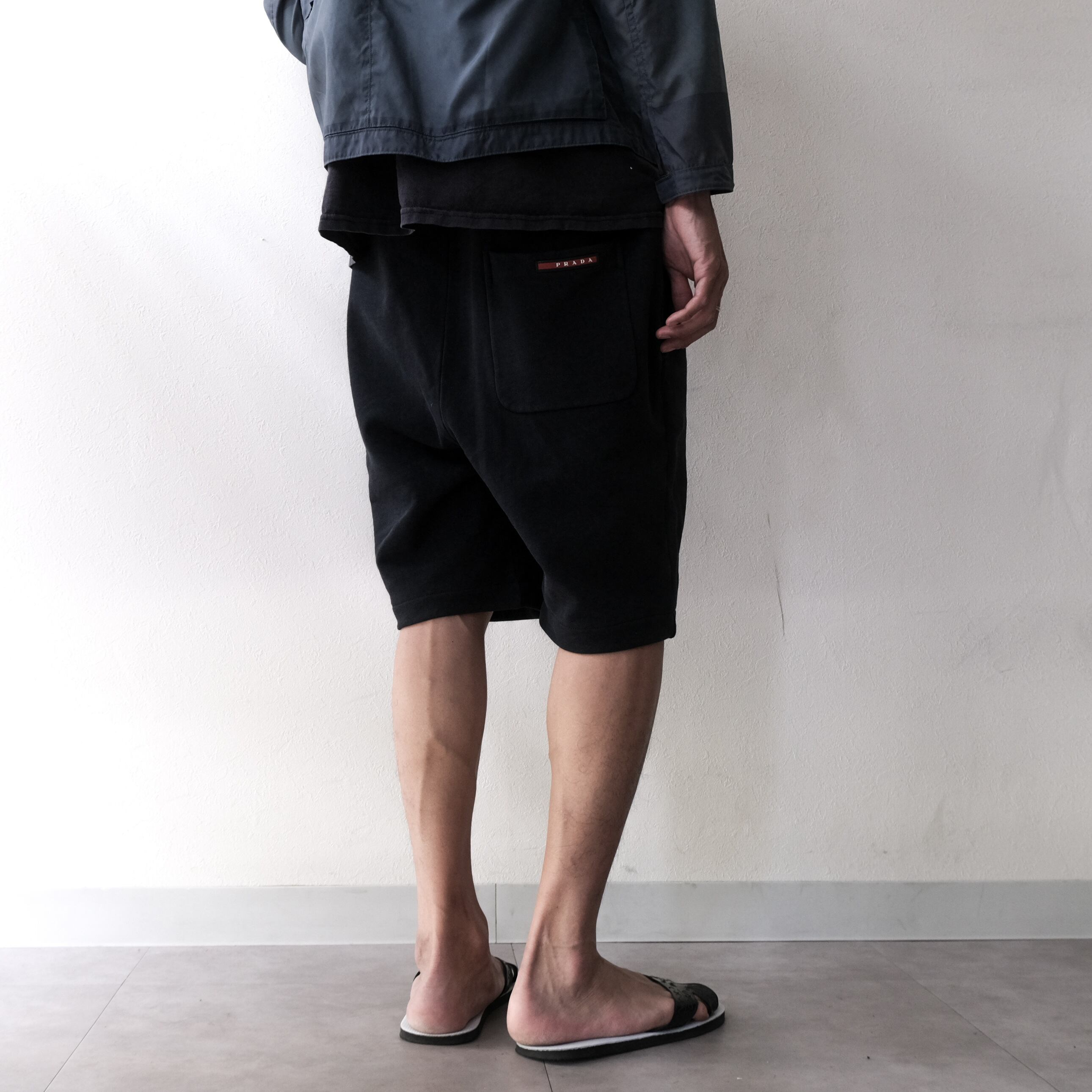 90s “BALENCIAGA” 2-tuck dark navy slacks pants | anti knovum
