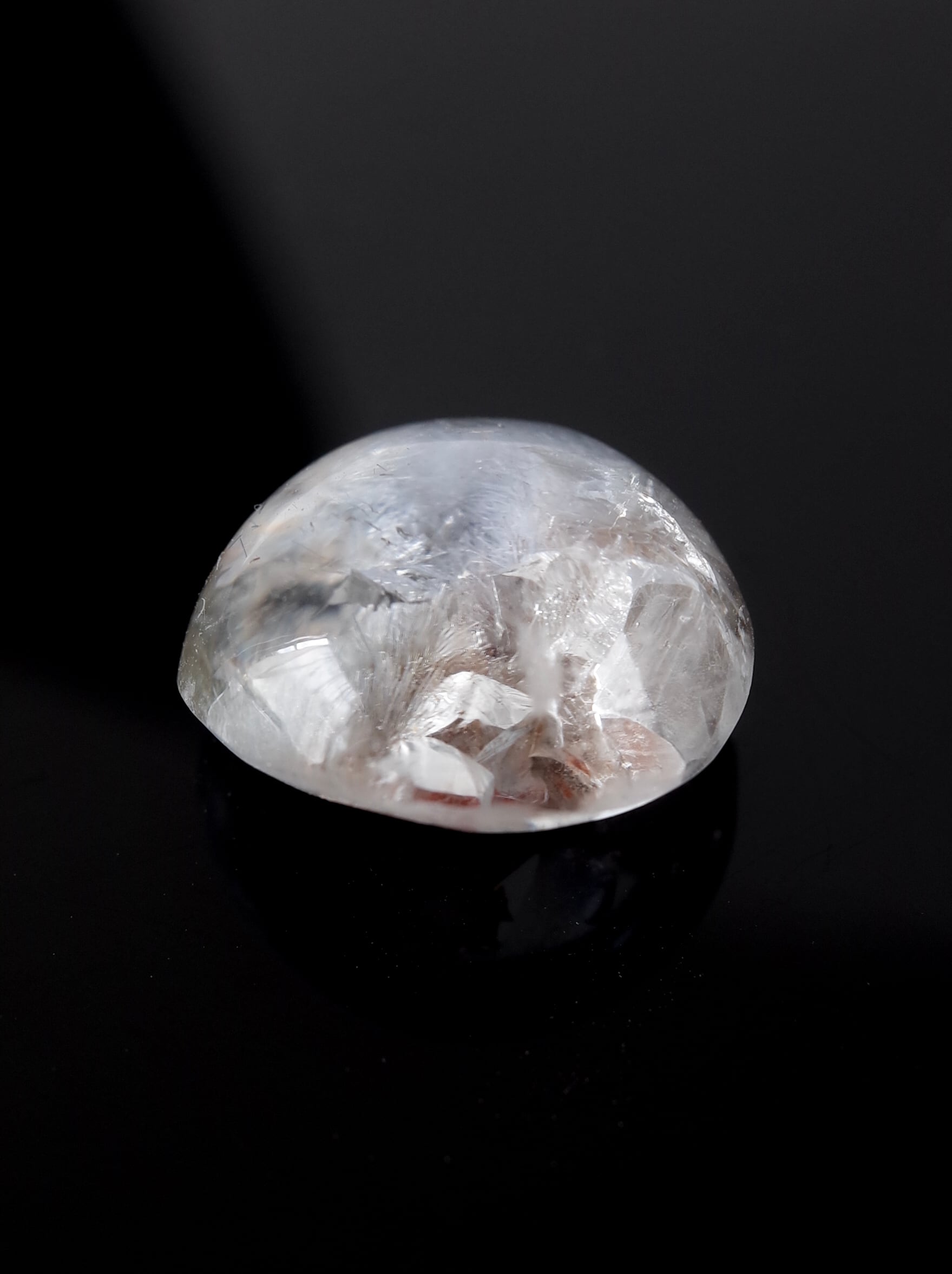 【貫入タイプ】デュモルチェライトインクォーツ - a015