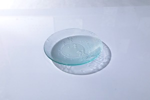 昭和型ガラス「古都」 皿 円形 小(Φ120mm)