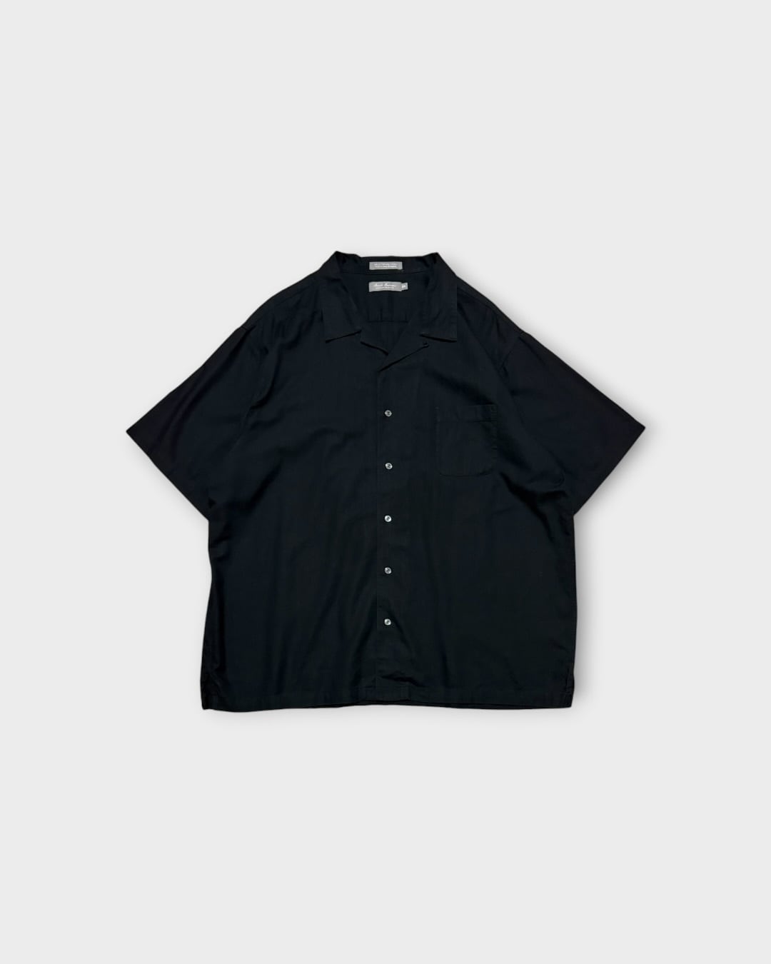 【Used】“Daniel Cremieux” Herringbone Open Collar Shirt