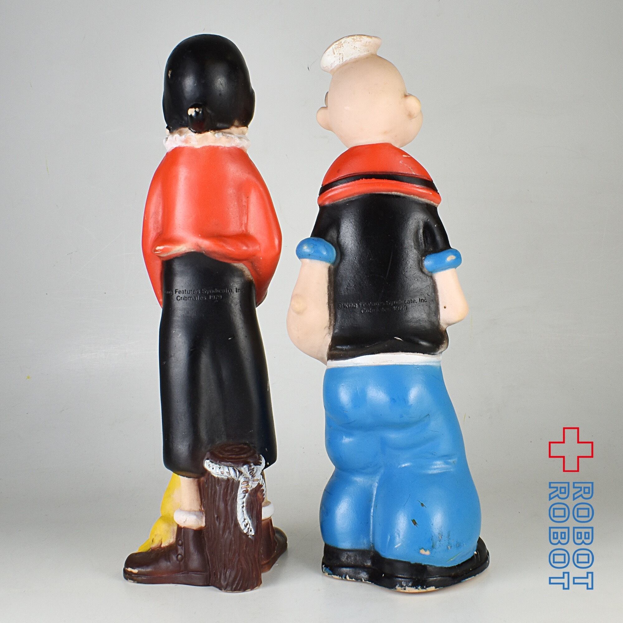 ポパイ＆オリーブ ラバーフィギュア 1979 | ROBOTROBOT