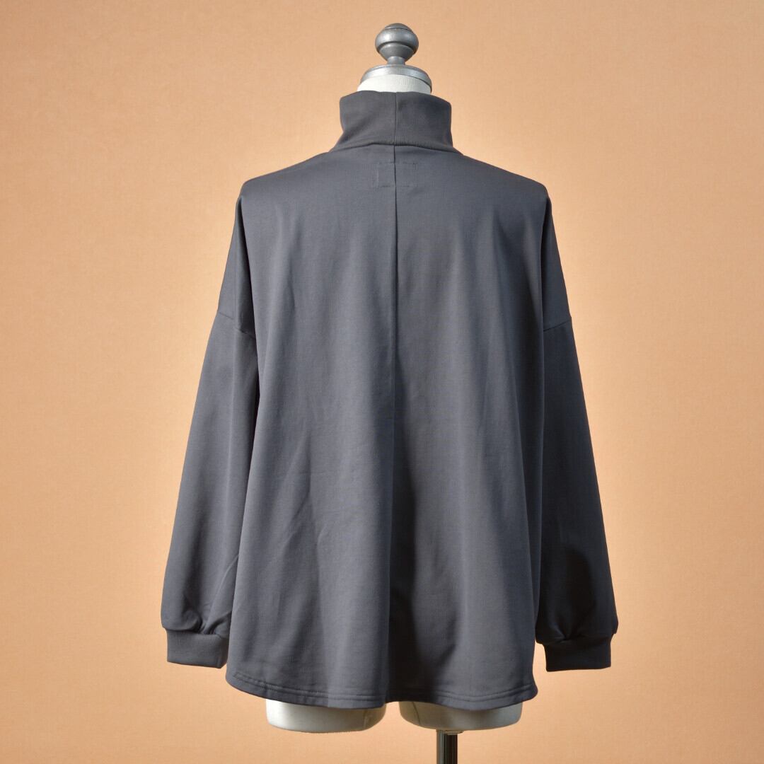 sasanqua by trees サザンカバイツリーズ カンドウタートルネック・グレイ【送料無料】