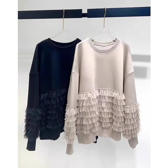 full frill tops(4color)<t1819>