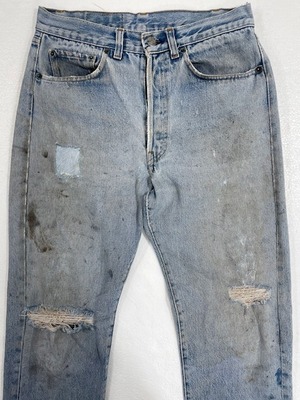 M-247 リーバイス Levis501レギュラー古着 1980年代米国製刻印553  W 74cm(ぐるり） 股下 76cm