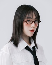 Glasses 006 / Retro and colorful (brown)