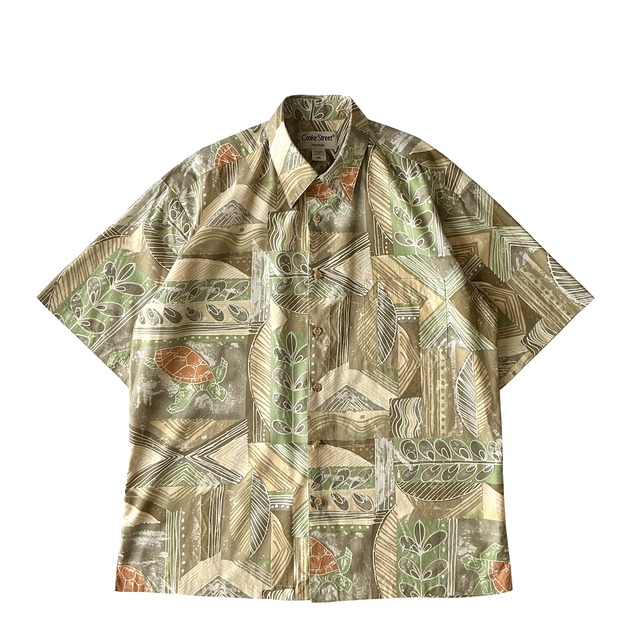 USED Aloha shirt / Cooke street / size M