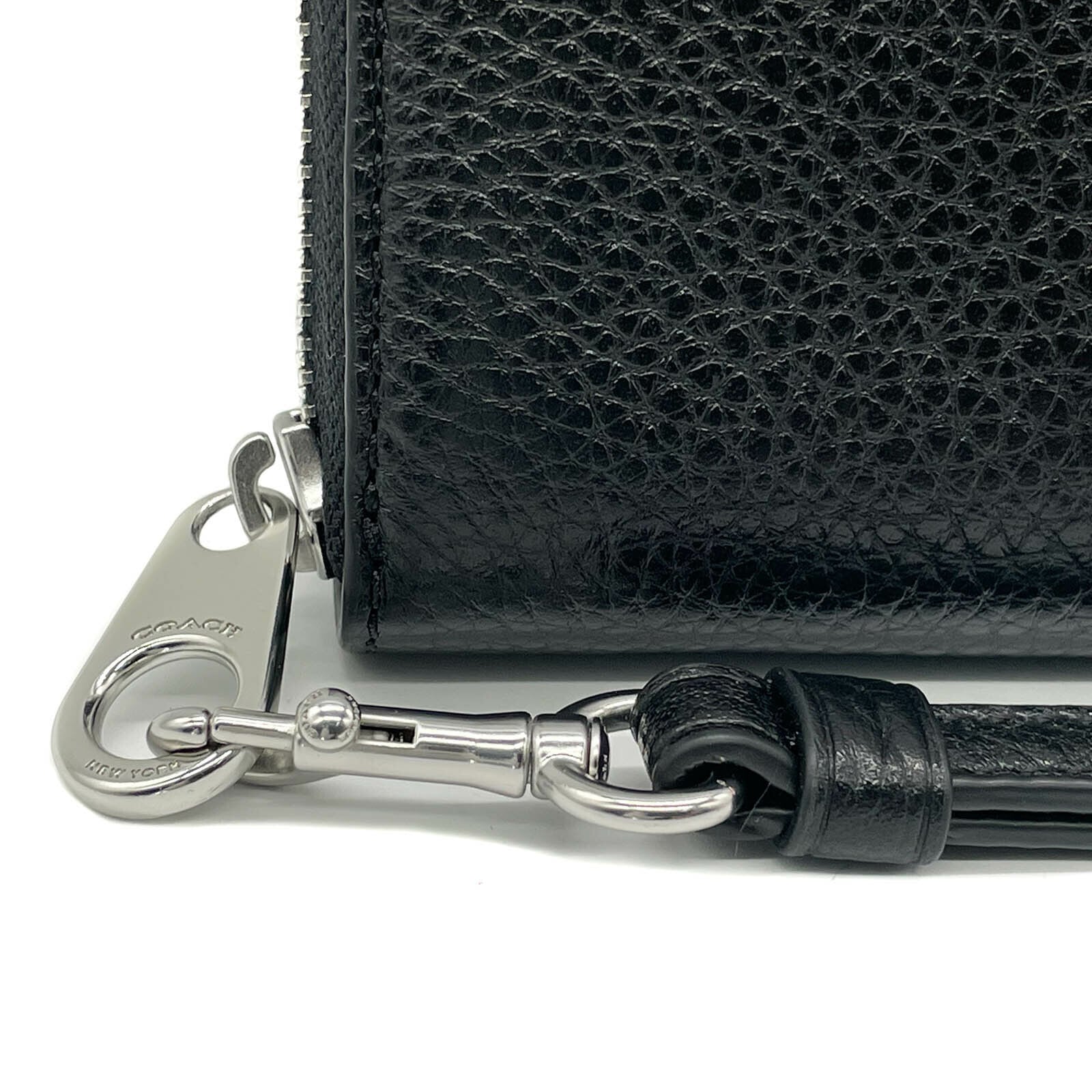 COACH（コーチ）/C4451 WALLET WRISTLET長財布/SVDTV（ブラック