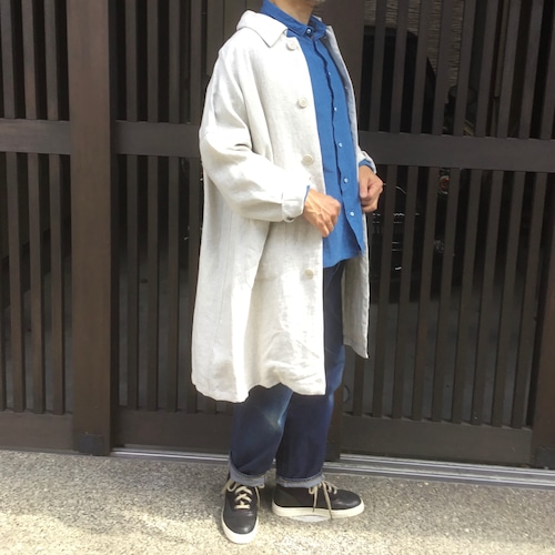 Yarmoヤーモ　DUSTER COAT ダスターコート Natural