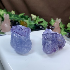 45.3個セット☆幻想的な色合い☆ヤオガンシャン産・パープルフローライト原石