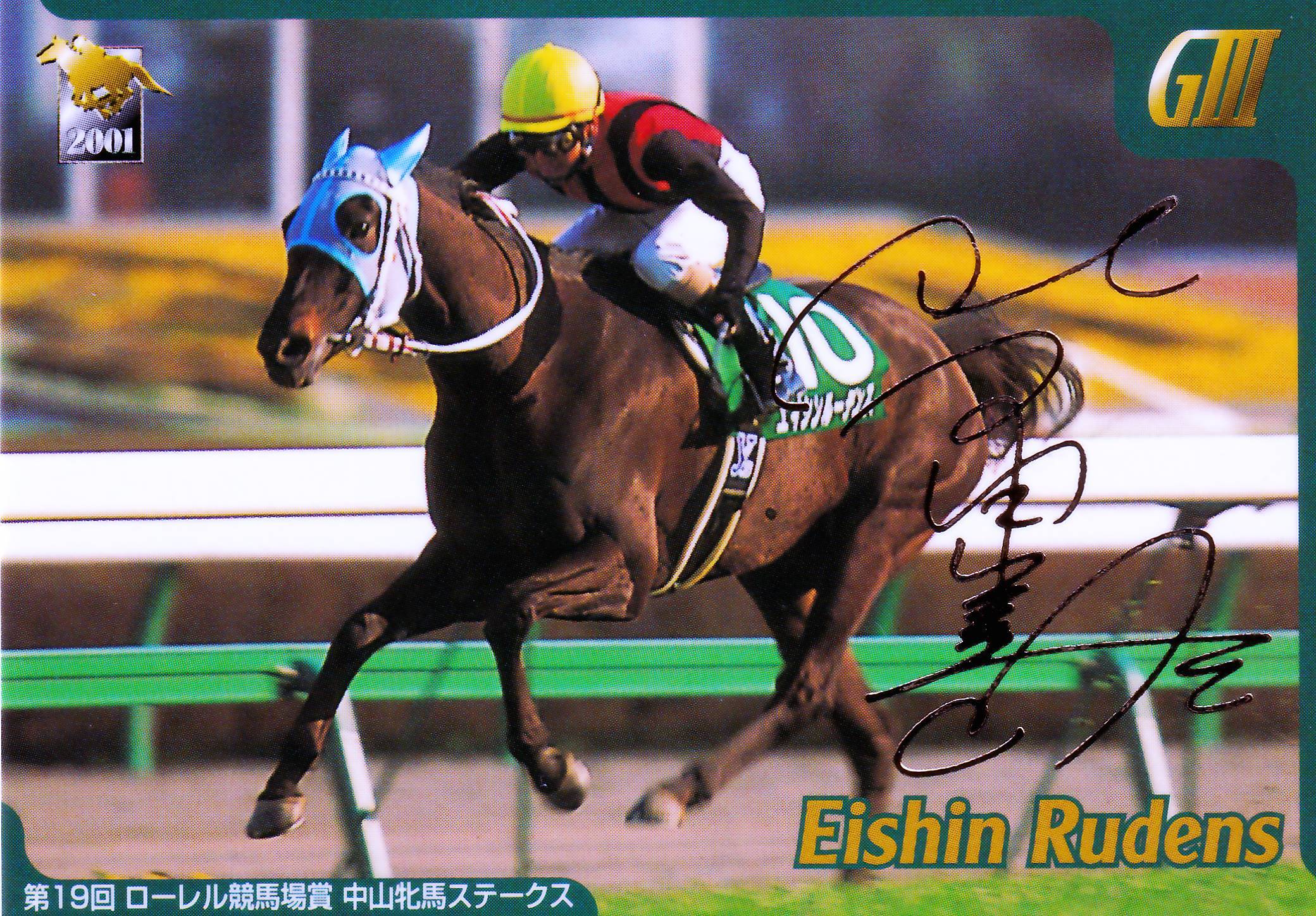 柴田善臣金箔サイン付)エイシンルーデンス：第19回 中山牝馬ステークス 