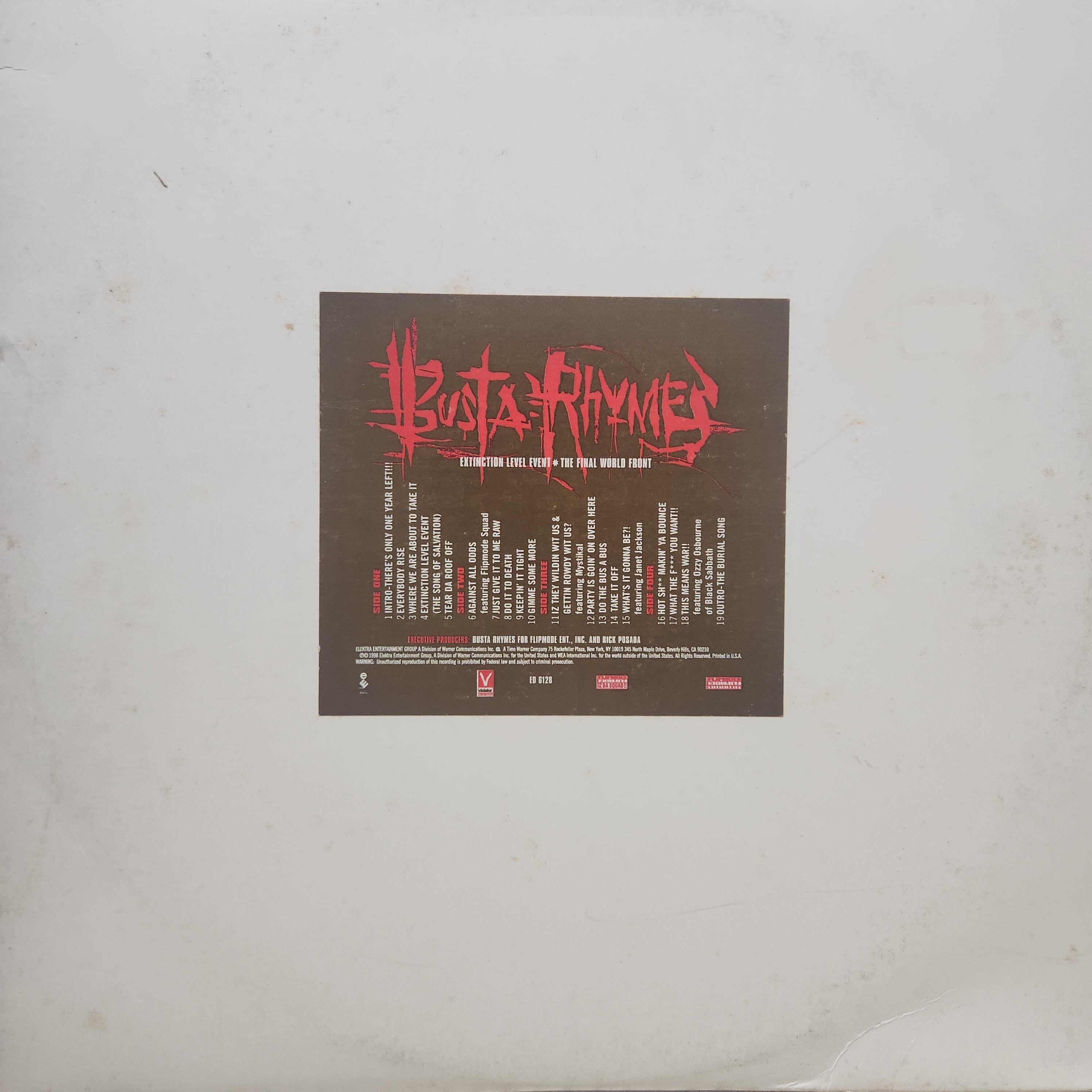 Busta Rhymes / Extinction Level Event - The Final World Front [ED-6128] - 画像1