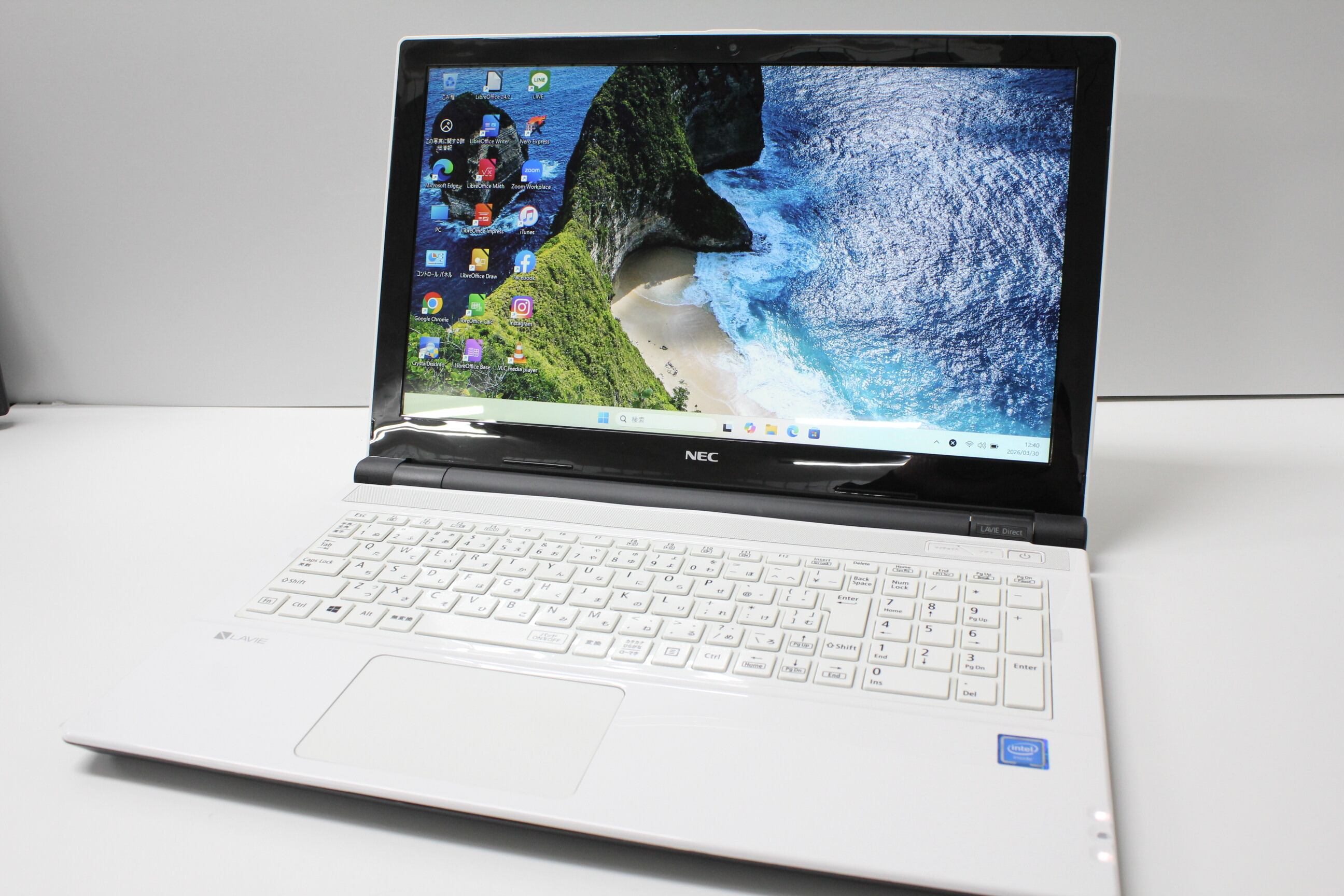 【現状品/中古ノートPC】NEC〈LAVIE NM550/RAL〉Intel Core i5/SSD256GB/メモリ8GB ⑤ 現状品/中古ノートPC】NEC〈LAVIE NM550/RAL〉Intel Core i5/SSD256GB