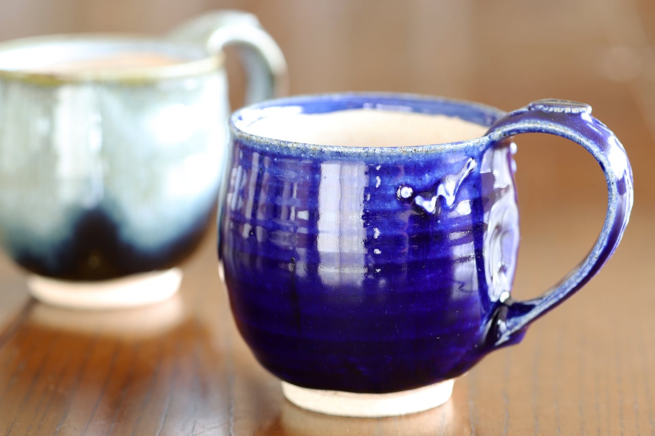 片口大鉢 藍彩 舞陶館  創作陶器