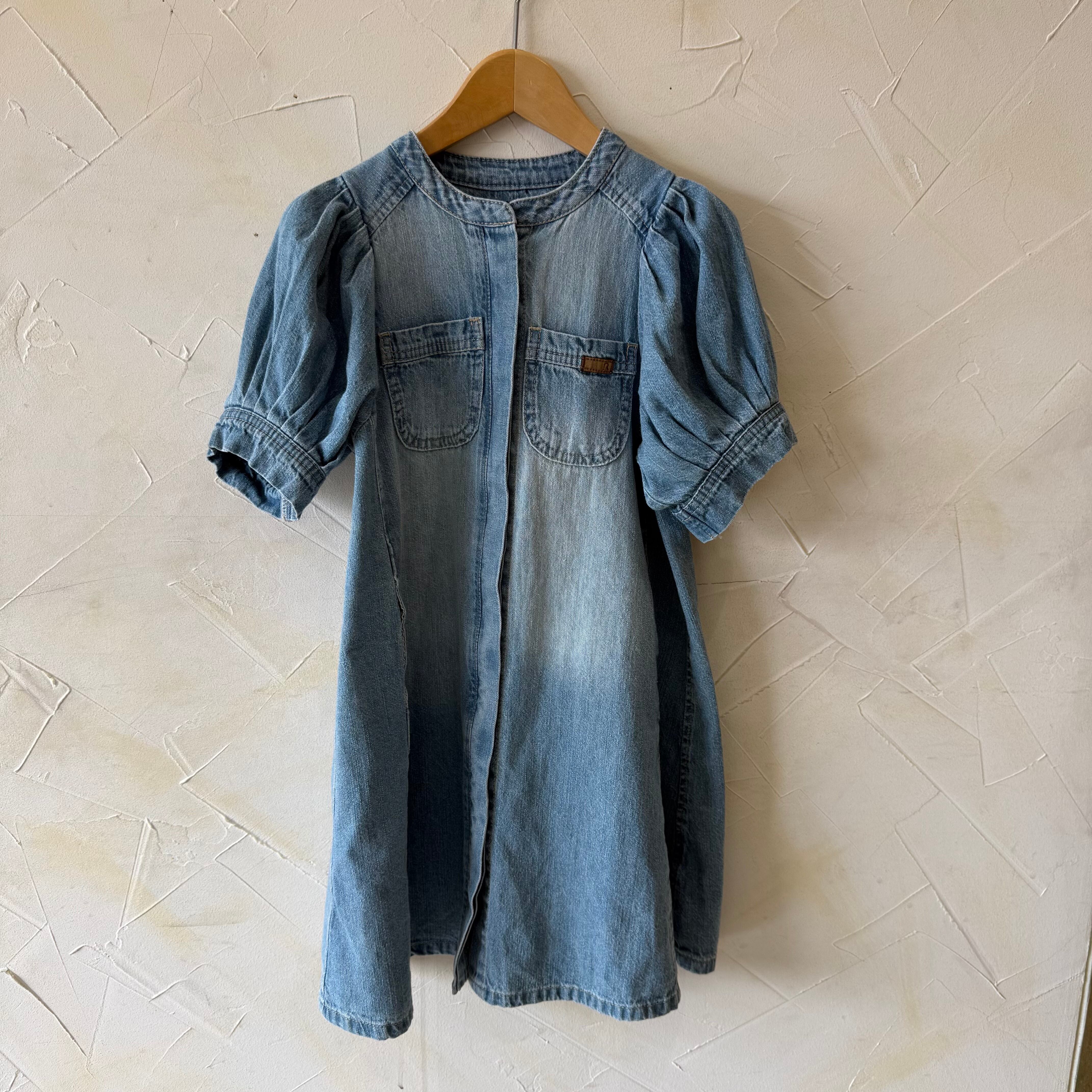 SALE！2026SS rio デニムパフワンピース p15146-61 | moupeekids