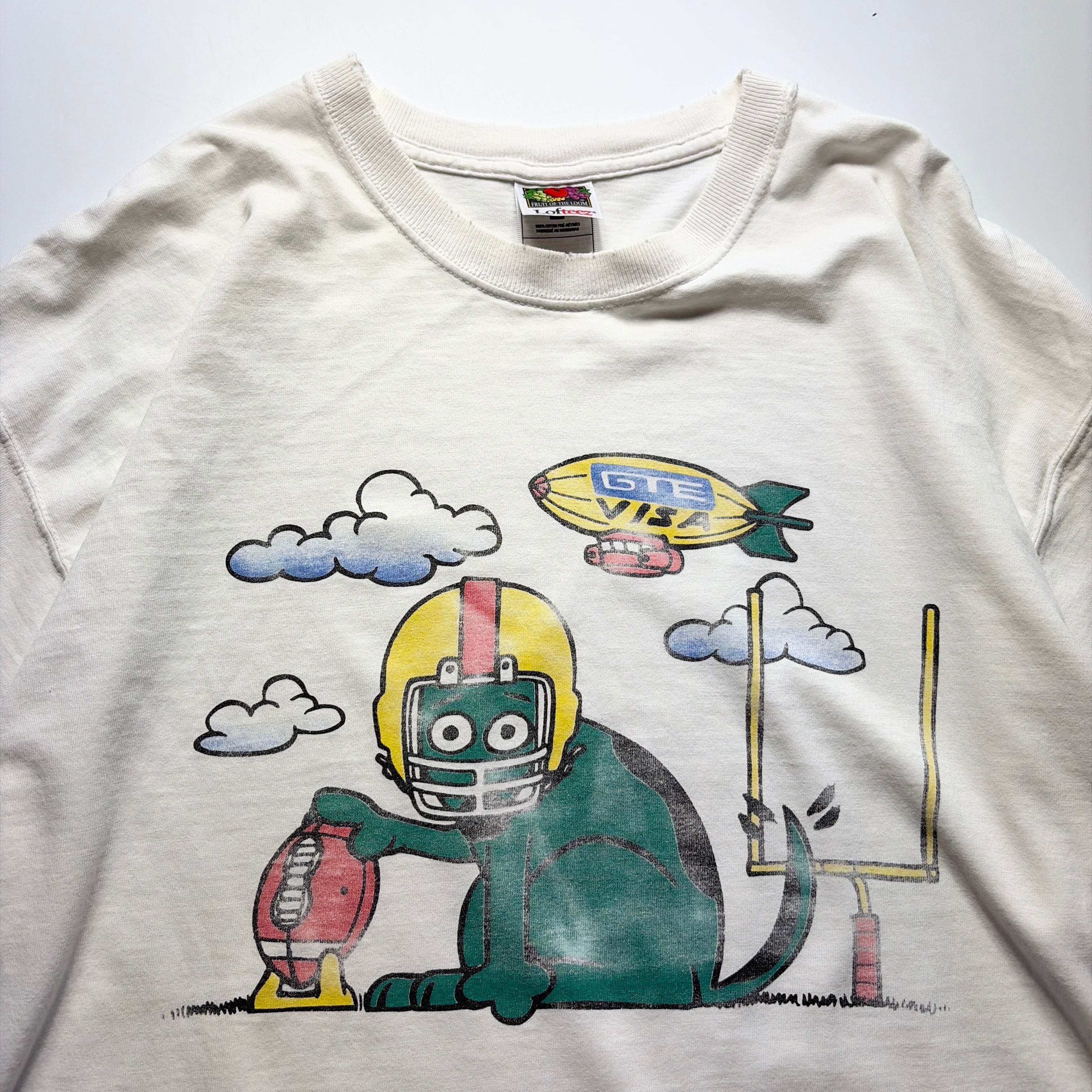 90s GTE VISA Football Mascot Tee
