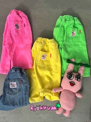 FRUiTS NEON PANTS / NEON GREEN
