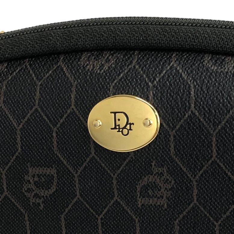 Christian Dior クリスチャン ディオール ハニカム柄 ロゴ PVC