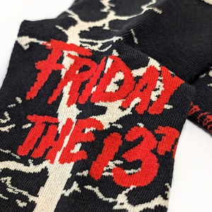 ♧【 crew socks / クルーソックス 】Friday the 13th（ 13日の金曜日 ）『 ジェイソン 』 /  靴下 / ソックス〚アメリカン雑貨 アメトイ〛